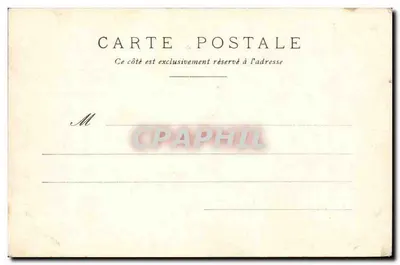 Paryż - Trocadéro — widok Pałacu Chaillot, wydawca nieznany — Rewers