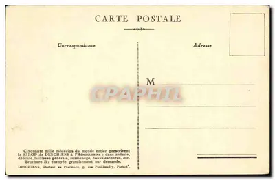 Paris — Torre Eiffel — Ofertado por Hémoglobine Deschiens — Verso