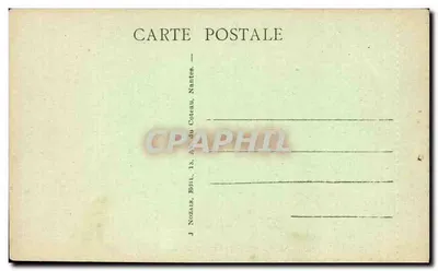 Calvário de PONTCHATEAU (XIª Estação) — Jesus é pregado na Cruz — J. Nozais, Editor, Nantes — Verso