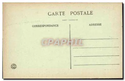 Abadia de Saint-Antoine — Praça da Abadia — Editor B. Serre, n°44 — Verso