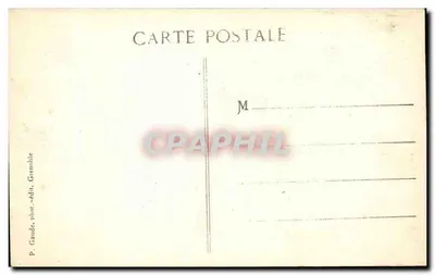 Uriagf-les-Rains — O Castelo, o forte dos Quatro-Senhores — P. Gaude, fot. -édit. Grenoble — Verso