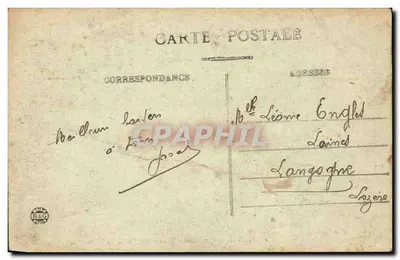 Vienne — Panorama Estressin i Dolina Rony — Cl. O. D. Blanchard, wyd. Vienne, nr 1192 — Rewers