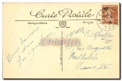 Le Crotoy — Chasse d'eau des écluses et le port — A la Petite Matelote, LL — Rewers