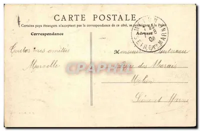 Saint-Valéry-en-Caux — Falaise d'aval, Jetées, Casino, Plage Est — B. F., Paris — Rewers