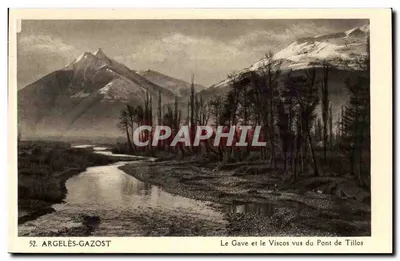Argelès-Gazost — Gave i Viscos widziane z Mostu Tillos — n°52