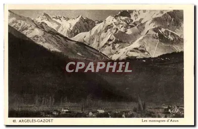Argelès-Gazost — Góry Azun — wydawca AA, n° 48