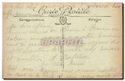 Bonsecours — Pomnik Jeanne d'Arc — L.L. — Rewers
