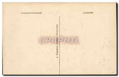 Paryż — La Madeleine — A. Papaglin, Wydawca, Tours — Rewers