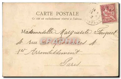 Paryż — Katedra Madeleine — B.F. Paryż — Rewers