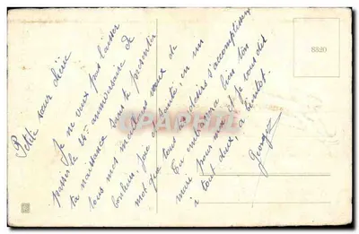 पाऊंडर के फूल — जन्मदिन — अज्ञात प्रकाशक, श्रृंखला संख्या 8320 — पीछे