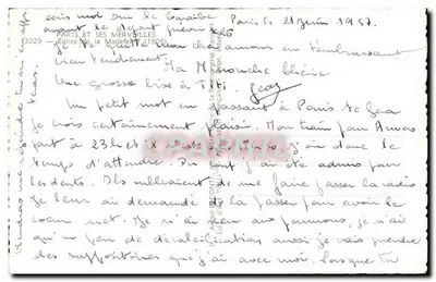 Panthéon w Paryżu — Wydawca Guy, nr 3029 — Rewers