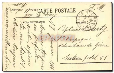 Parijs — Uitzicht op de Seine genomen vanaf het Pavillon de Flore — Uitgever niet geïdentificeerd — Achterkant