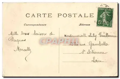 PARIS — A Bolsa — C.M. — n°49 — Verso