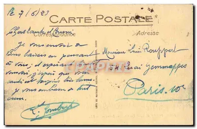Bordeaux — Le Colonne Rostrali — LL. n°140 — Verso