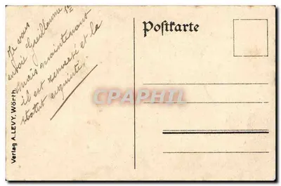 Wörth. Monumento a Federico Imperatore — editore A. Levy, n°71 — Verso