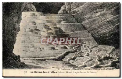 La Balme-les-Grottes — Grand Amphithéâtre de Bassins — H. Bonhomme, propriétaire et concessionnaire des célèbres Grottes (Isère) — n°13