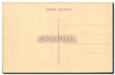 Epernay - Beeld van Dom Pérignon, Cellar Master van de Abdij van Hautvilliers - Uitgever E. Harmignies — Achterkant