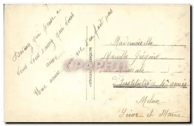 Róże — widok krajobrazowy — C. Paryż 807 — Rewers