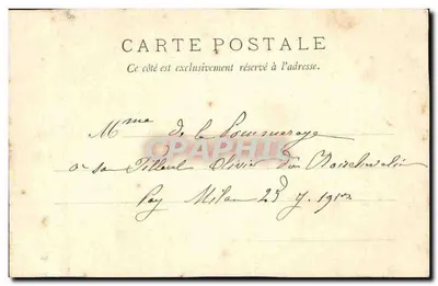 Łódź Piotra — 1904 — Noëlle de Nivelles — Rewers