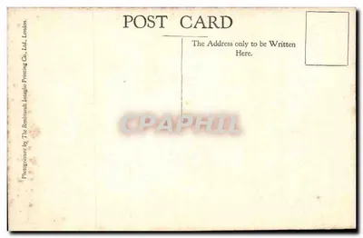 Hampton Court Palace — Front Wschodni z Ogrodu — H.M. Office of Works, seria C.9 — Rewers