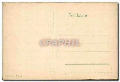 Mainz — Palácio Granducal e Comando Geral — K.S.M. No. 884 — Verso