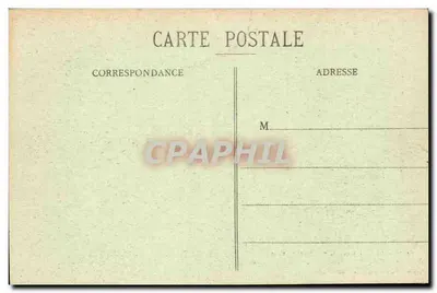Abadia dos Bénédictins de SOLESMES (Sarthe) — As Célèbres Esculturas - Os Quatro Capelãos — Edição J. Mailcot, Sablé-sur-Sarthe — Verso