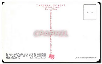 Zewnętrz Pocito w Villa Guadalupe — AMMEX ASOCIADOS, S.A. — V2218 — Rewers