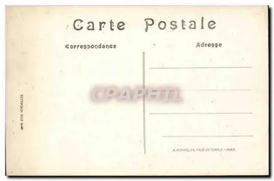 Arras po bombardowaniach — Wielka Wojna 1914–16 — VISA PARIS, 284 — Rewers