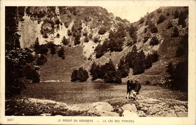 O massif do Rossberg — O lago das Perches — n° 2357