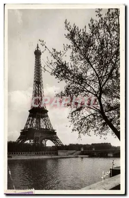 Torre Eiffel — vista da Seine — J. JOL