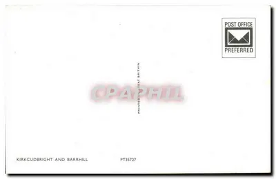 Kirkcudbright e Barrhill — vista do ponte e do rio — PT35727 — Verso