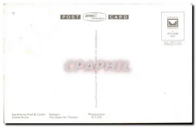 Dunbar — widok panoramiczny — Dennis Productions, n° D.1229 — Rewers