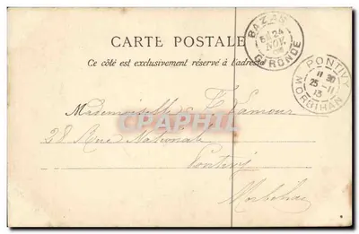 Bordeaux — Statua Tourny — M. D., wyd. — Rewers