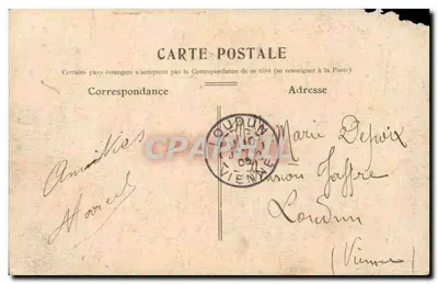 Angers — Ogród Mail i Hôtel-de-Ville — A.C. 33 — Rewers
