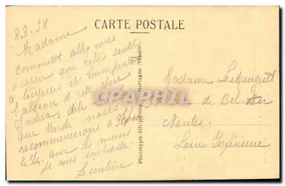 Les Herbiers (Vendée) — Capela das Alouettes — editor Jehly, n° 668 — Verso