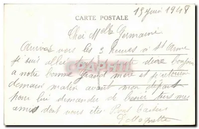 Sainte-Anne d'Auray — L'altare privilegiato — Rennes 134 — Verso