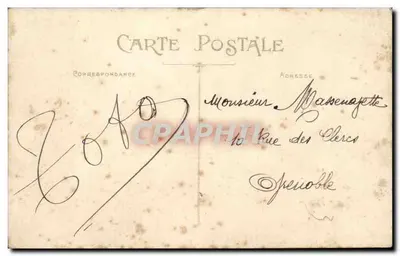 LYON — Place Bellecour e o Coteau de Fourvière — editor desconhecido, n° 22 — Verso