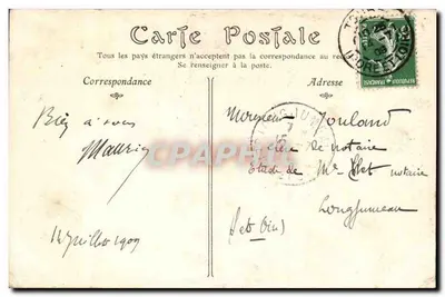 Tours — Widok z wieży zegarowej: katedra św. Martyna (część północna); katedra św. Gatiana; ulica Halles. — ND Pbot. — Rewers