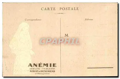 PARIS — Ile de la Cité (Vert-Galant) — Hemoglobine Deschiens — Achterkant