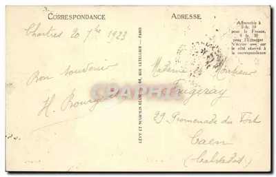 Chartres - La Cattedrale - LL - Selecta — Verso