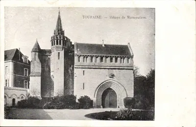 TOURAINE — Abadia de Marmoutiers — Editor não identificado, número de série não visível