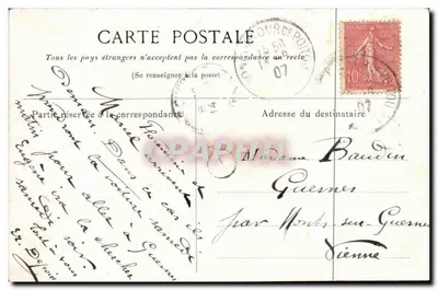 TOURAINE — Abadia de Marmoutiers — Editor não identificado, número de série não visível — Verso