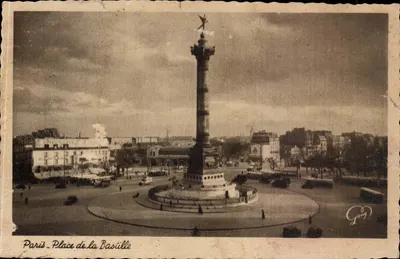 Paris - Praça da Bastilha — coluna monumental — Gungy