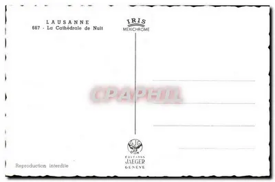 Lausanne — Katedra Nocy — Wydawnictwo Jaeger — Rewers