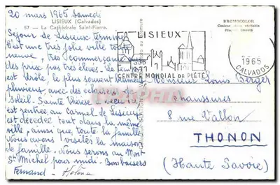 Catedral de São Pedro — Lisieux — n° 337 — Verso