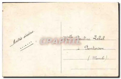 Młody mężczyzna z koszykiem z rybami — 1 kwietnia — wydawca J.M. Paris n°1331 — Rewers