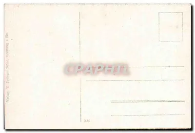 Donon z tempłem — Vosgi — W. Springer, Strażburg — Rewers