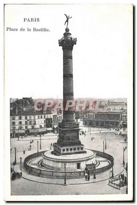 Paris — Place de la Bastille com coluna da Bastille