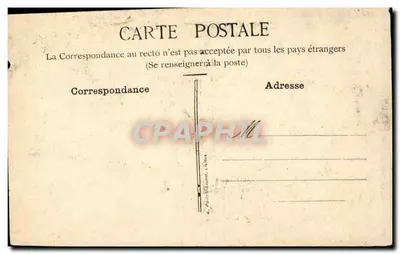 Lisieux — Château de Pormevelle — editor não identificado — Verso