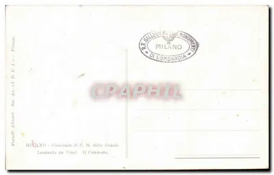 O Jantar de Pedro — reprodução — Fratelli Alinari, Milão — Verso